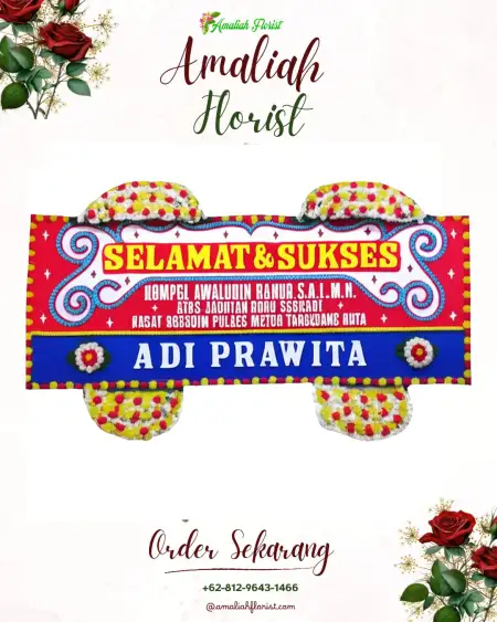 Papan Bunga Ucapan Selamat Pagar Gunung